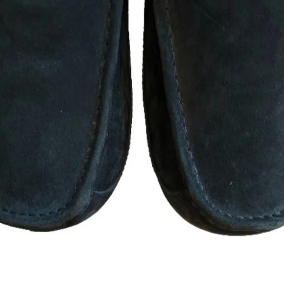 UGG Men's Blue Suede Moccasin Slipper Shoe Size 12